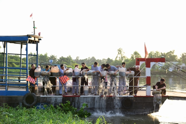 Phóng sanh tại Củ Chi và cầu siêu