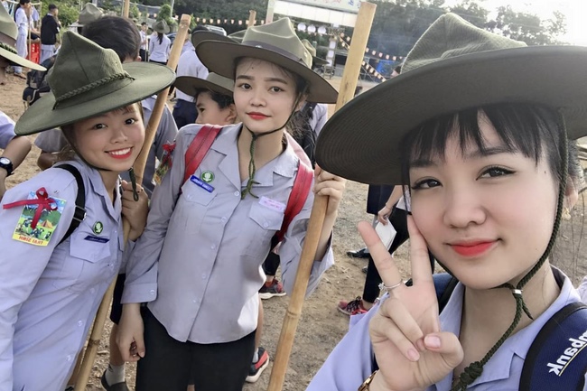 The Opening Ceremony of six-Harmony Camp of the Eighth time of Buddhist families in Binh Phuoc Province.