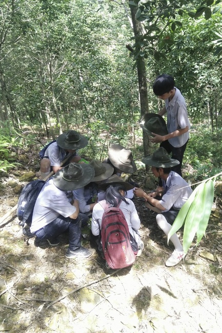 The Opening Ceremony of six-Harmony Camp of the Eighth time of Buddhist families in Binh Phuoc Province.