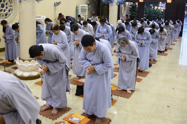 Buổi học oai nghi dành cho Phật tử khi đến chùa