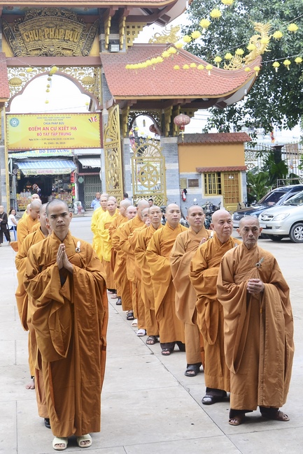 Viếng tang lễ cố Hòa thượng chùa Pháp Bửu