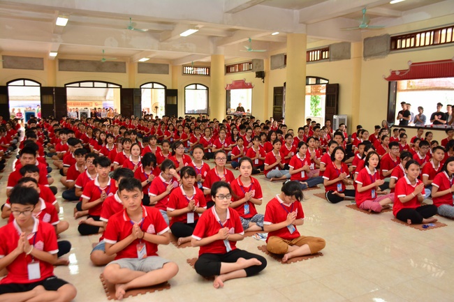 The late day of the Summer retreat at Tay Khanh Pagoda