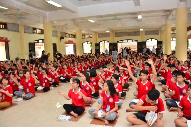 The late day of the Summer retreat at Tay Khanh Pagoda