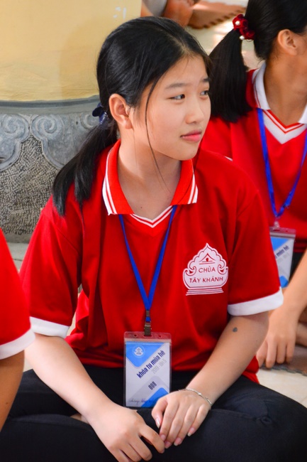 The late day of the Summer retreat at Tay Khanh Pagoda