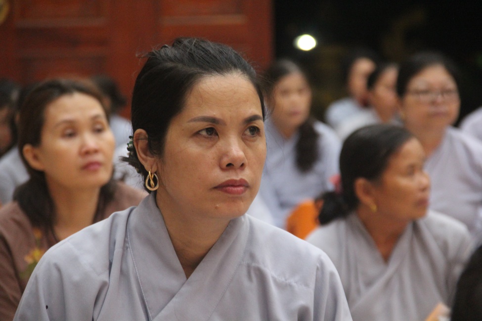 The repentant ceremony at the Giai Lam Pagoda