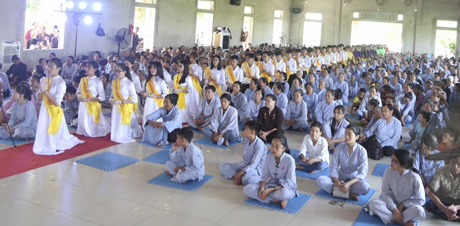 The Ullambana Ceremony at Dong Cao Pagoda In Thanh Hoa Province