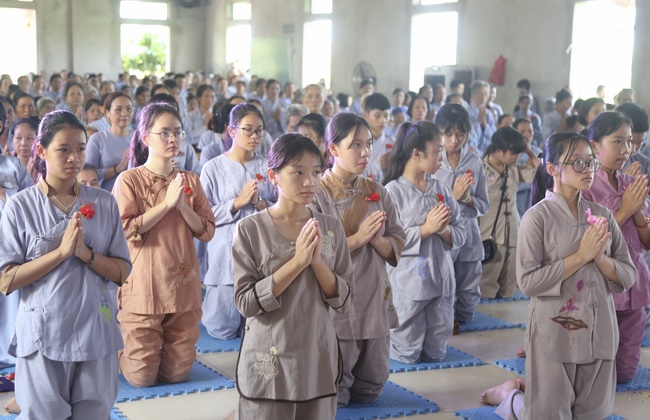 The Ullambana Ceremony at Dong Cao Pagoda In Thanh Hoa Province