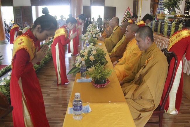 The Ullambana's  Great Ceremony of Pious Gratitude at Giai Lam Pagoda in Ha Tinh Province