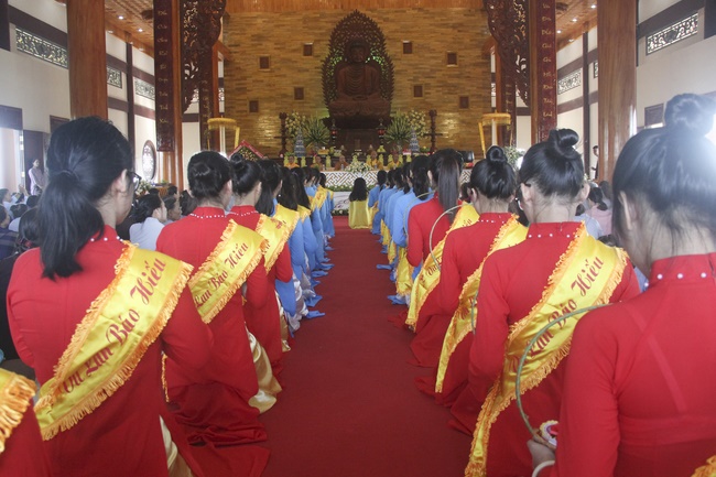 The Ullambana's  Great Ceremony of Pious Gratitude at Giai Lam Pagoda in Ha Tinh Province