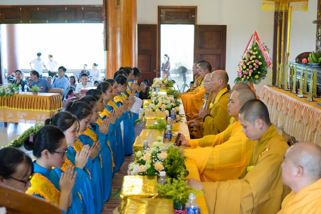 The Ullambana's  Great Ceremony of Pious Gratitude at Giai Lam Pagoda in Ha Tinh Province