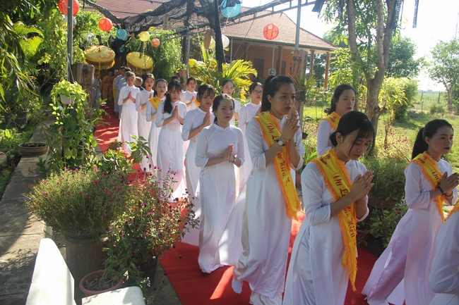 The Ullambana's  Great Ceremony of Pious Gratitude at Giai Lam Pagoda in Ha Tinh Province
