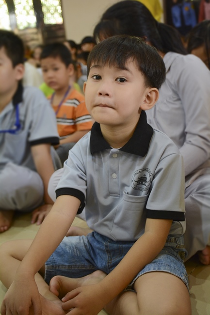 Children Retreat Titled ‘I Return to Buddha’