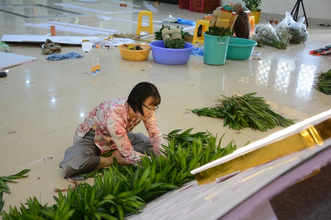 Preparing the Ullambana great Ceremony of gratitude to parents