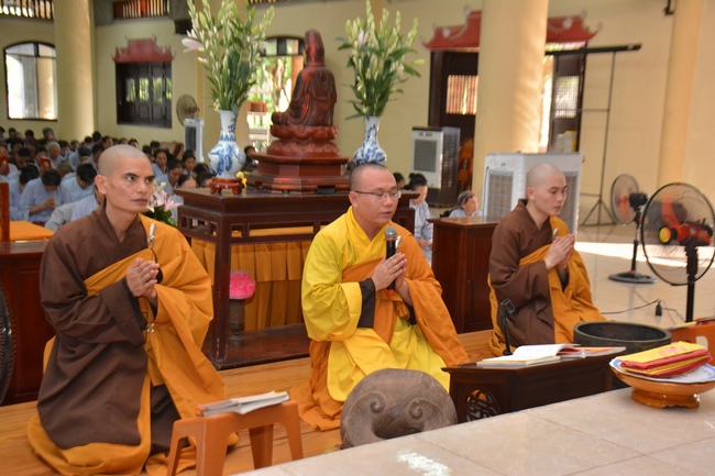 The Ullambana Great Ceremony at Tay Khanh Pagoda in Thai Binh
