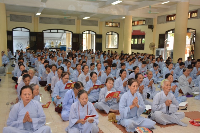 The Ullambana Great Ceremony at Tay Khanh Pagoda in Thai Binh