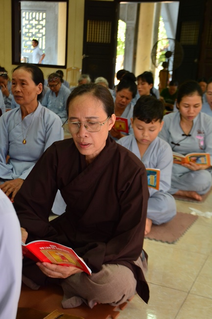 The Ullambana Great Ceremony at Tay Khanh Pagoda in Thai Binh