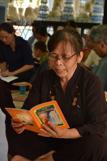 The Ullambana Great Ceremony at Tay Khanh Pagoda in Thai Binh