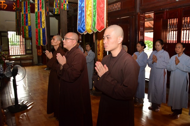 The Ullambana Great Ceremony at Tay Khanh Pagoda in Thai Binh