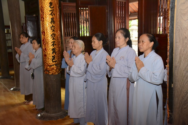 The Ullambana Great Ceremony at Tay Khanh Pagoda in Thai Binh