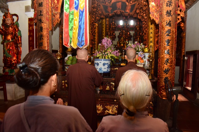 The Ullambana Great Ceremony at Tay Khanh Pagoda in Thai Binh