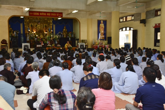 The Ullambana Great Ceremony at Tay Khanh Pagoda in Thai Binh