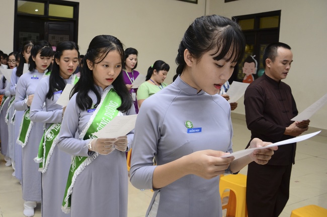 Gia Đình Phật Tử tổ chức lễ Vu Lan Báo Hiếu