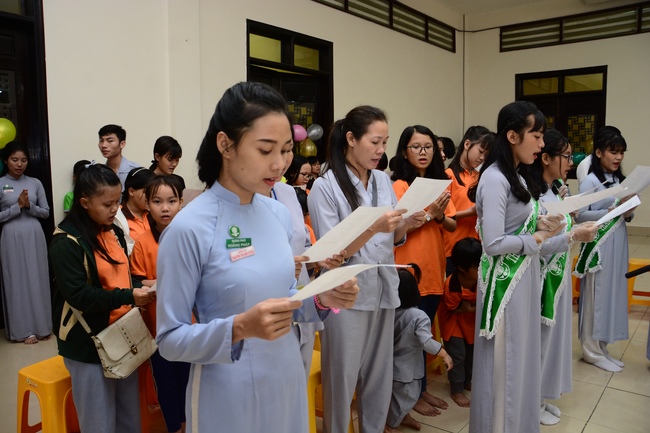 Gia Đình Phật Tử tổ chức lễ Vu Lan Báo Hiếu