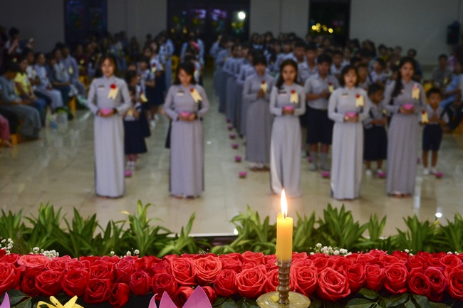Gia Đình Phật Tử tổ chức lễ Vu Lan Báo Hiếu