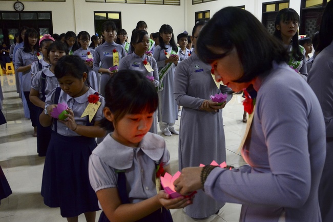 Gia Đình Phật Tử tổ chức lễ Vu Lan Báo Hiếu