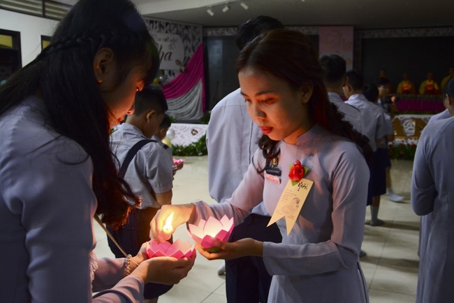 Gia Đình Phật Tử tổ chức lễ Vu Lan Báo Hiếu