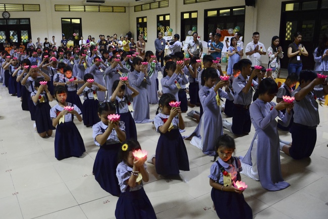 Gia Đình Phật Tử tổ chức lễ Vu Lan Báo Hiếu