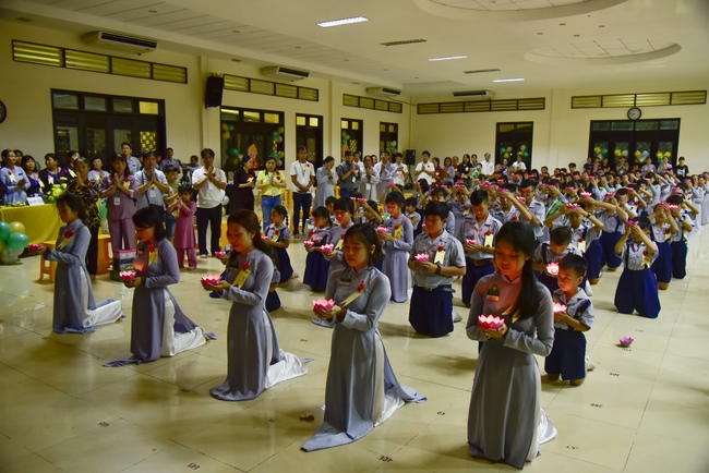 Gia Đình Phật Tử tổ chức lễ Vu Lan Báo Hiếu