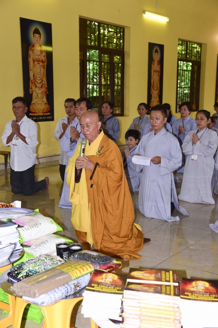 Offering to the summer retreat schools in Dong Nai and Cu Chi