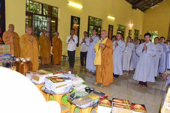 Offering to the summer retreat schools in Dong Nai and Cu Chi