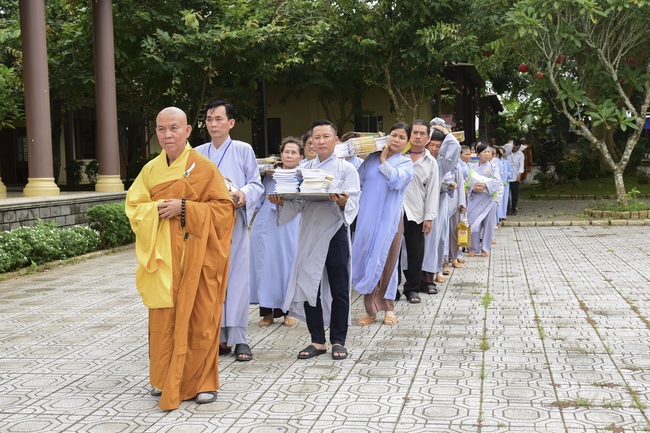 Offering to the summer retreat schools in Dong Nai and Cu Chi