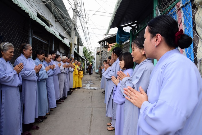 Praying peacefulness and releasing creatures in Can Tho