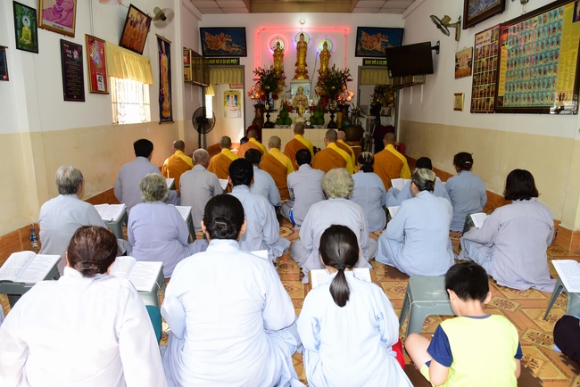 Praying peacefulness and releasing creatures in Can Tho