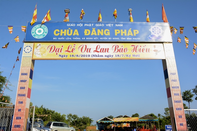 The Ullambana Ceremony of Pious Gratitude at Dang Phap Pagoda in Binh Phuoc Province