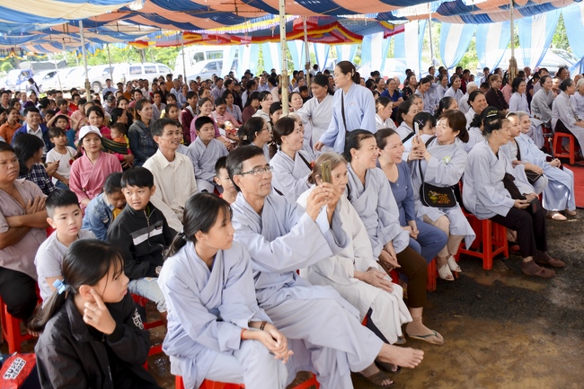 The Ullambana Ceremony of Pious Gratitude at Dang Phap Pagoda in Binh Phuoc Province