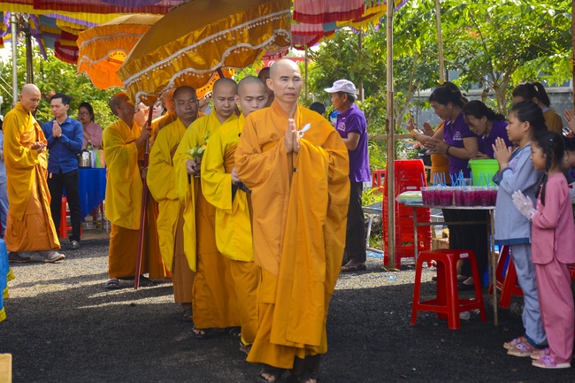 The Ullambana Ceremony of Pious Gratitude at Dang Phap Pagoda in Binh Phuoc Province