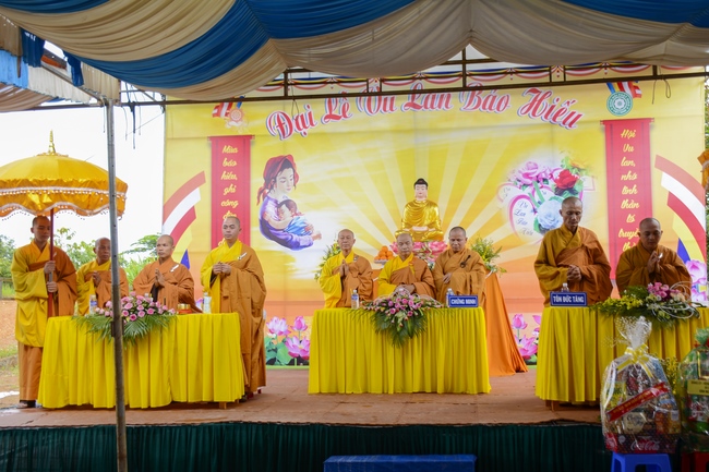 The Ullambana Ceremony of Pious Gratitude at Dang Phap Pagoda in Binh Phuoc Province