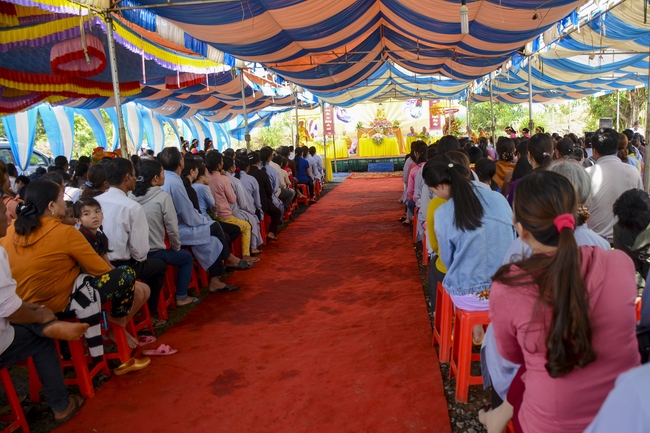 The Ullambana Ceremony of Pious Gratitude at Dang Phap Pagoda in Binh Phuoc Province