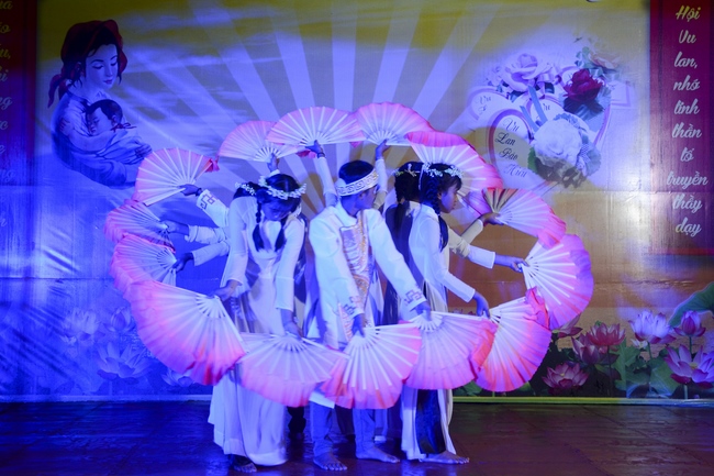 The Ullambana Ceremony of Pious Gratitude at Dang Phap Pagoda in Binh Phuoc Province