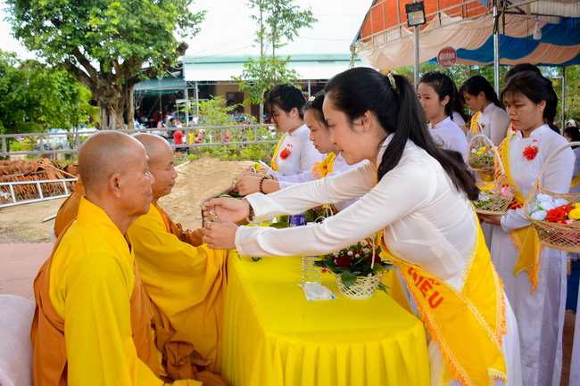 The Ullambana Ceremony of Pious Gratitude at Dang Phap Pagoda in Binh Phuoc Province