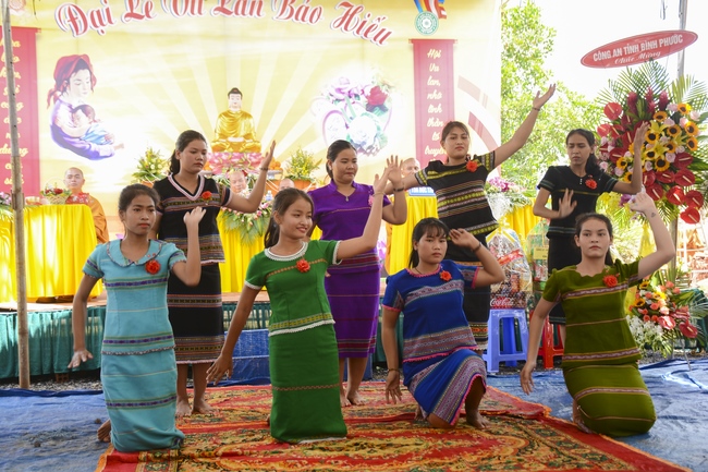 The Ullambana Ceremony of Pious Gratitude at Dang Phap Pagoda in Binh Phuoc Province