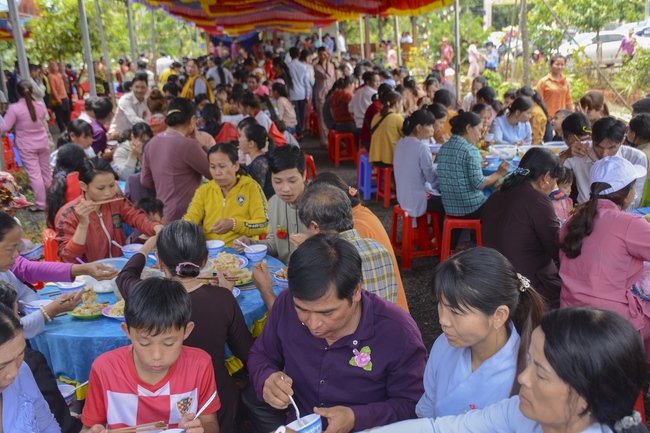 The Ullambana Ceremony of Pious Gratitude at Dang Phap Pagoda in Binh Phuoc Province