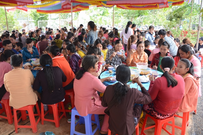 The Ullambana Ceremony of Pious Gratitude at Dang Phap Pagoda in Binh Phuoc Province