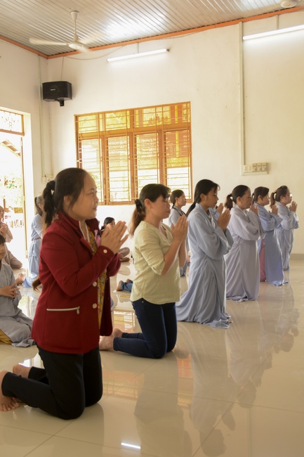 The Ullambana Ceremony of Pious Gratitude at Dang Phap Pagoda in Binh Phuoc Province