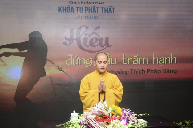 Dharma Talk “Fulfilling Piety is the first Practice” –  The 92ND Seven-Day Retreat
