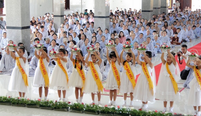 The Ullambana Ceremony at Hung Phap pagoda, Dong Nai Province
